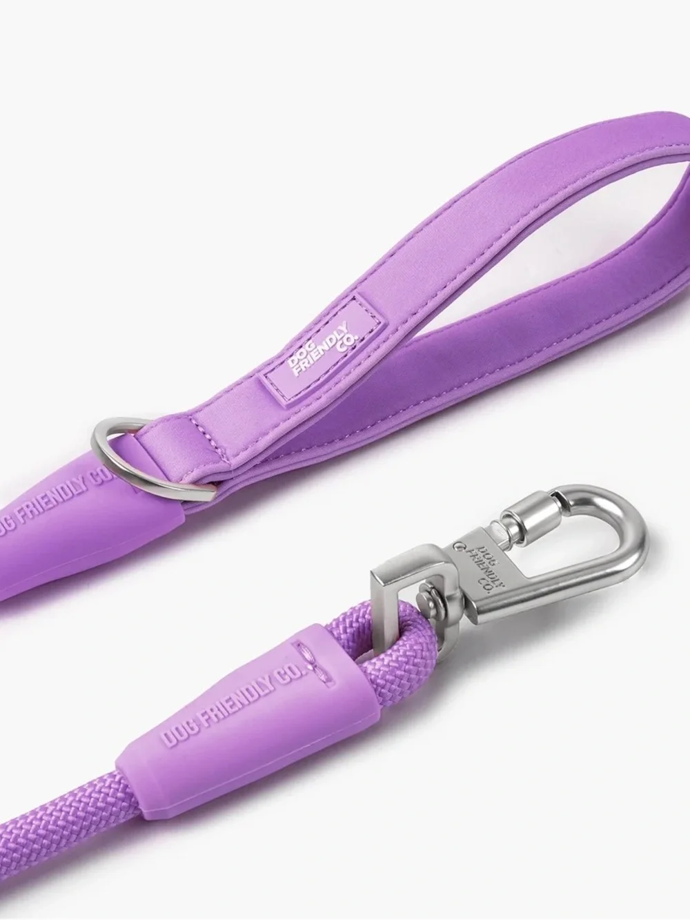 Lavender Dog Leash with Padded Handle